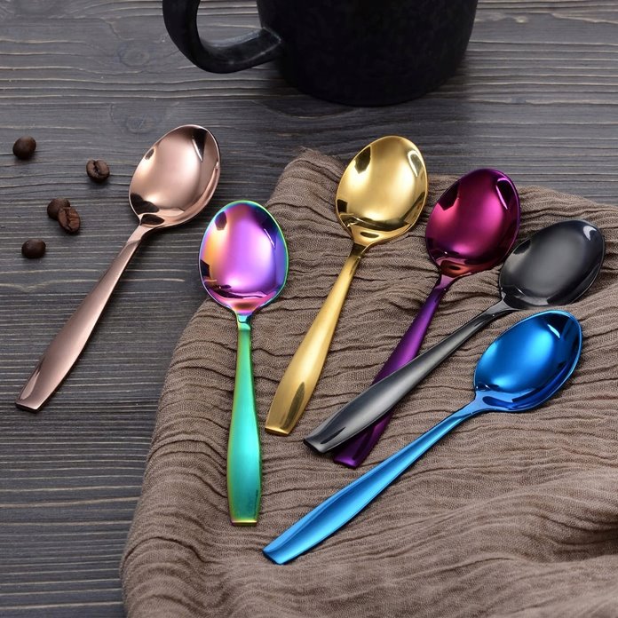 Kolorowe łyżeczki 6 szt