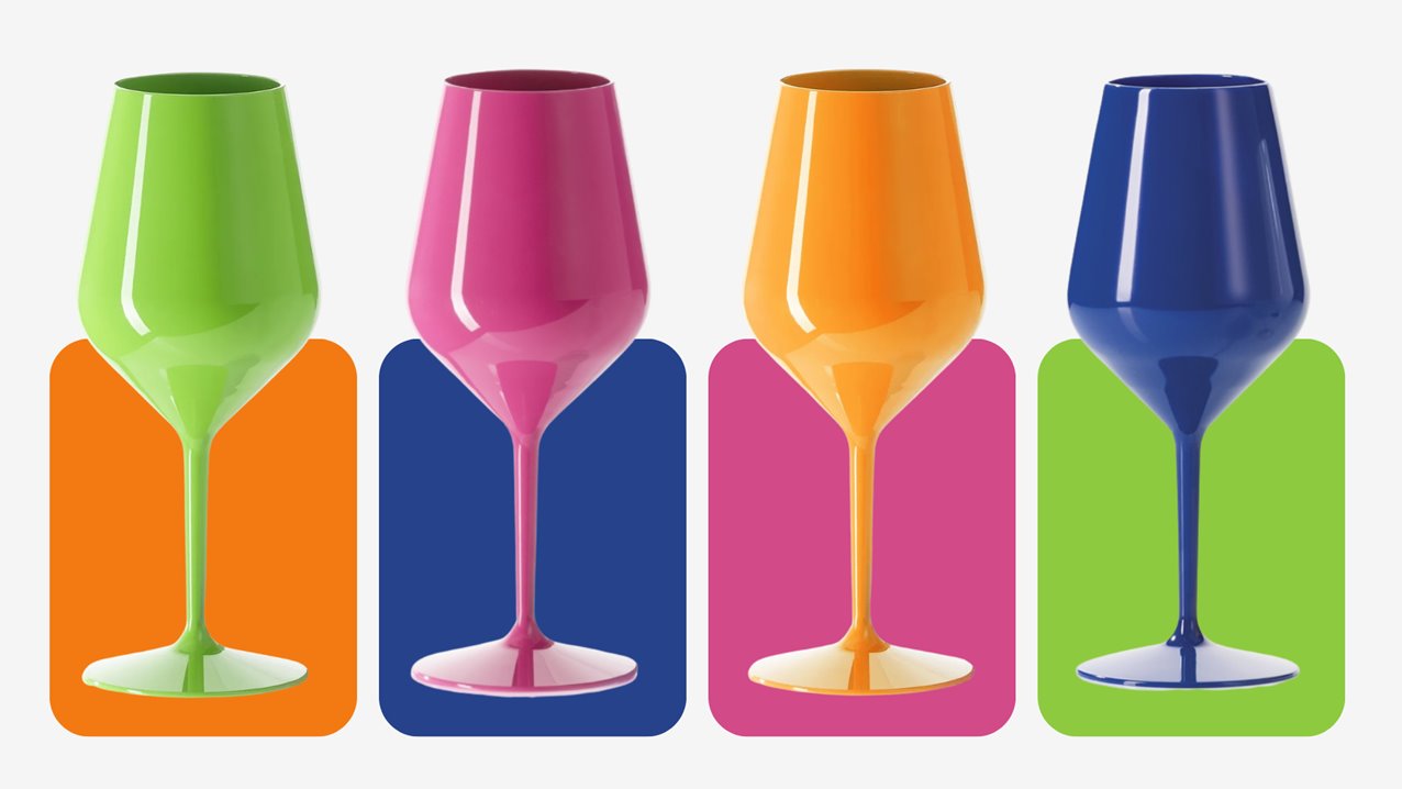 Kieliszek Zielony plastikowy wielorazowy zmywarka