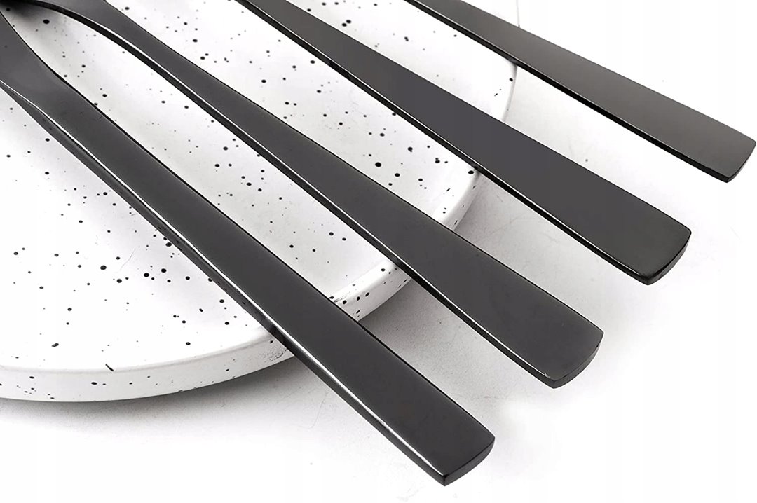 Sztućce Otto Koning czarne 20 el / 4 os