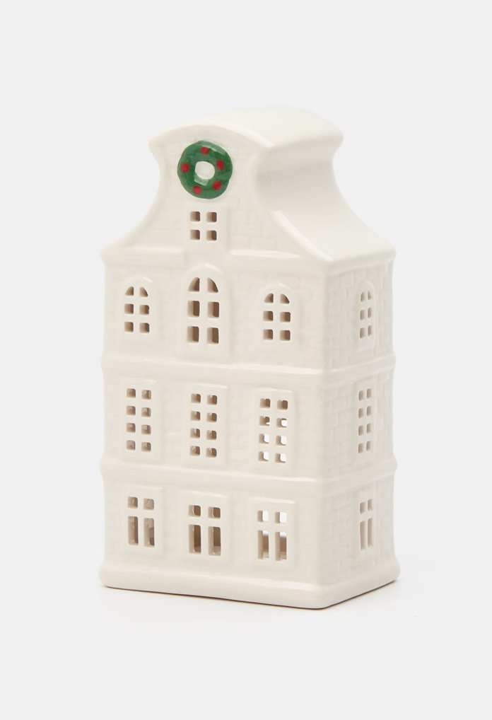 Domek biały dekoracyjny średni