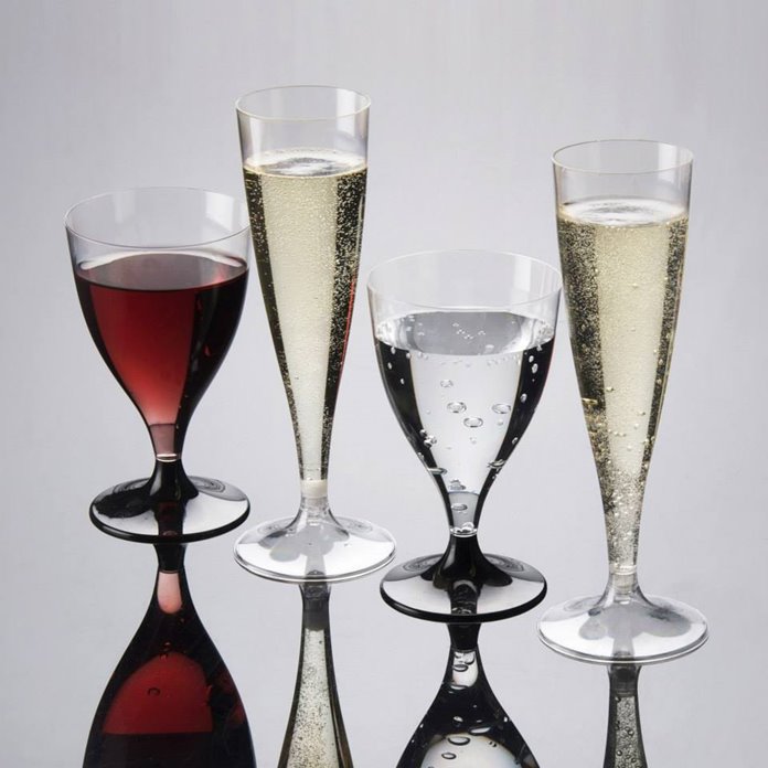 Kieliszek szklanka do napojów wielorazowa ZŁOTA