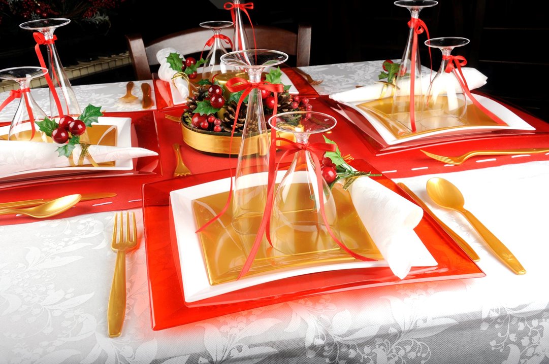 Złoty talerz Głęboki kwadratowy mikrofala zmywarka