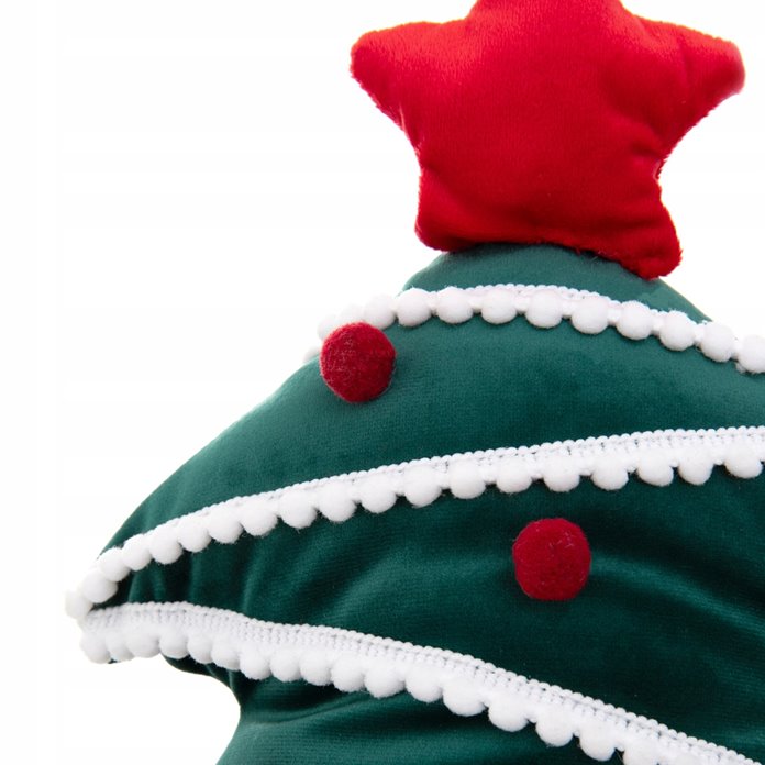 Poduszka świąteczna MEDBY w kształcie choinki 38x43 cm święta choinka