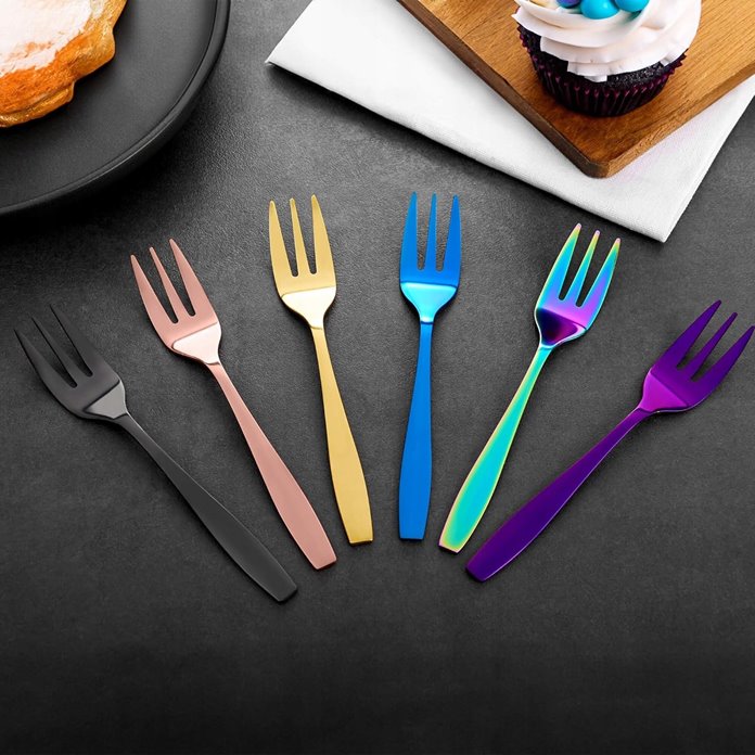 Kolorowe widelczyki 6 szt.