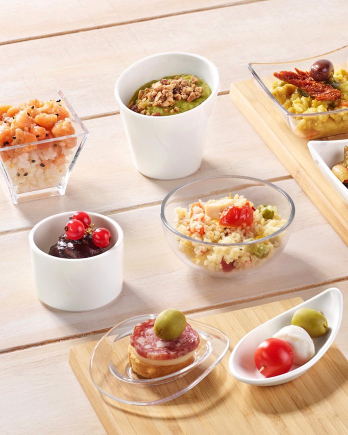 Elegancki mini pucharek 65 ml Zmywarka SAN biały