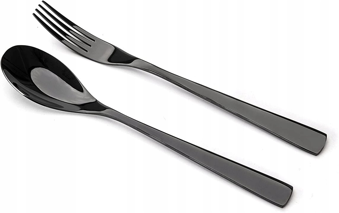 Sztućce Otto Koning czarne 20 el / 4 os