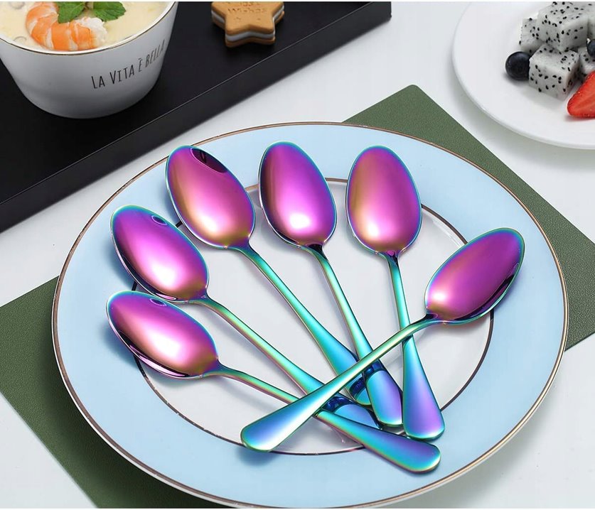 Łyżeczki opalizujące 6 sztuk