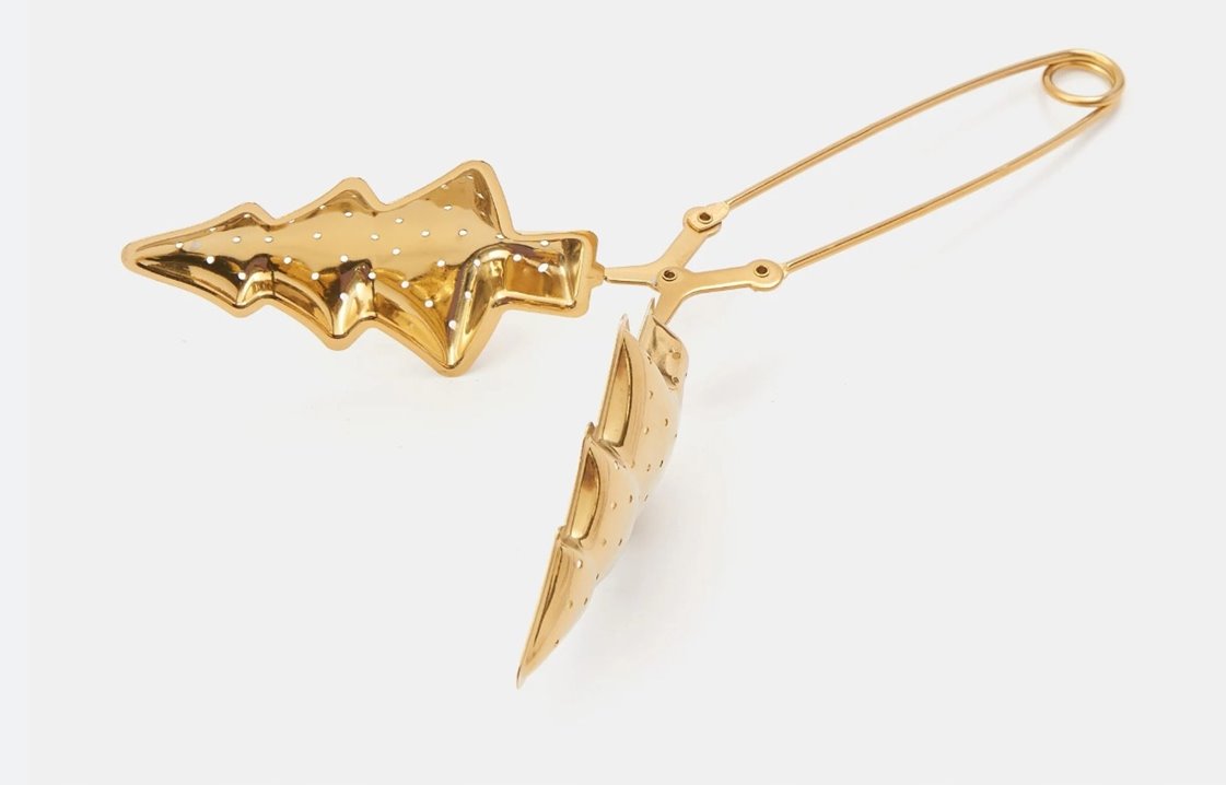 Złoty zaparzacz choinka