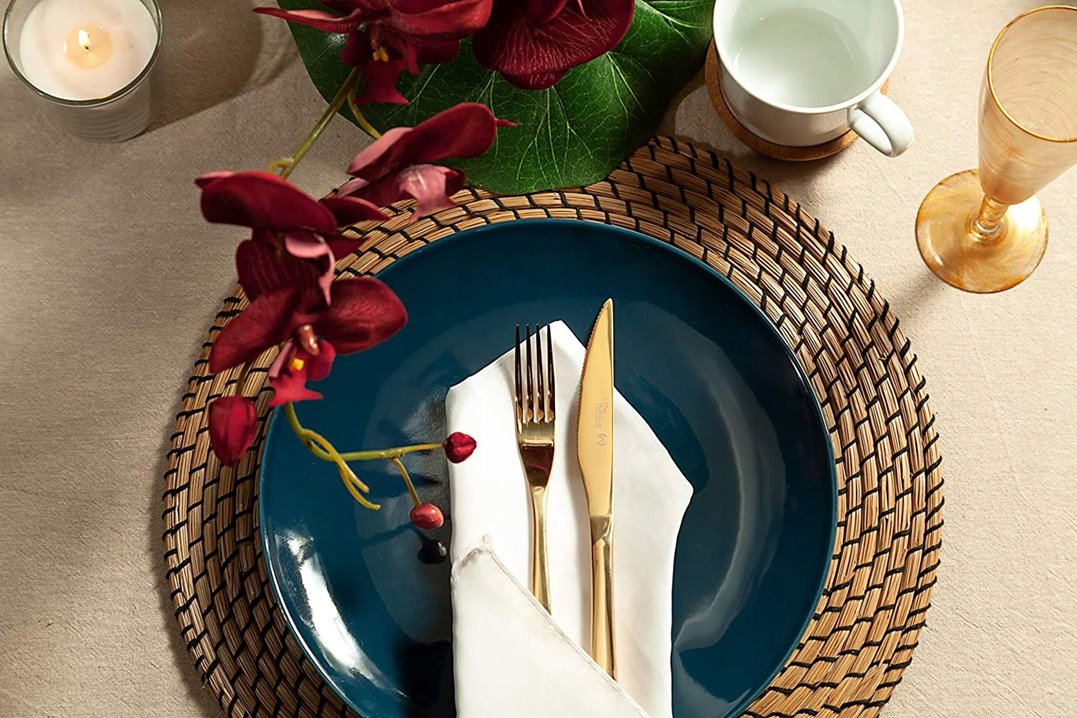 Łyżeczki Otto Koning złote 6 sztuk