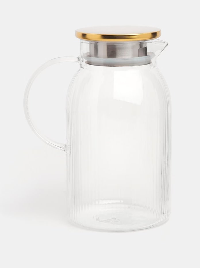 Dzbanek ze złotą pokrywką 1,4 l