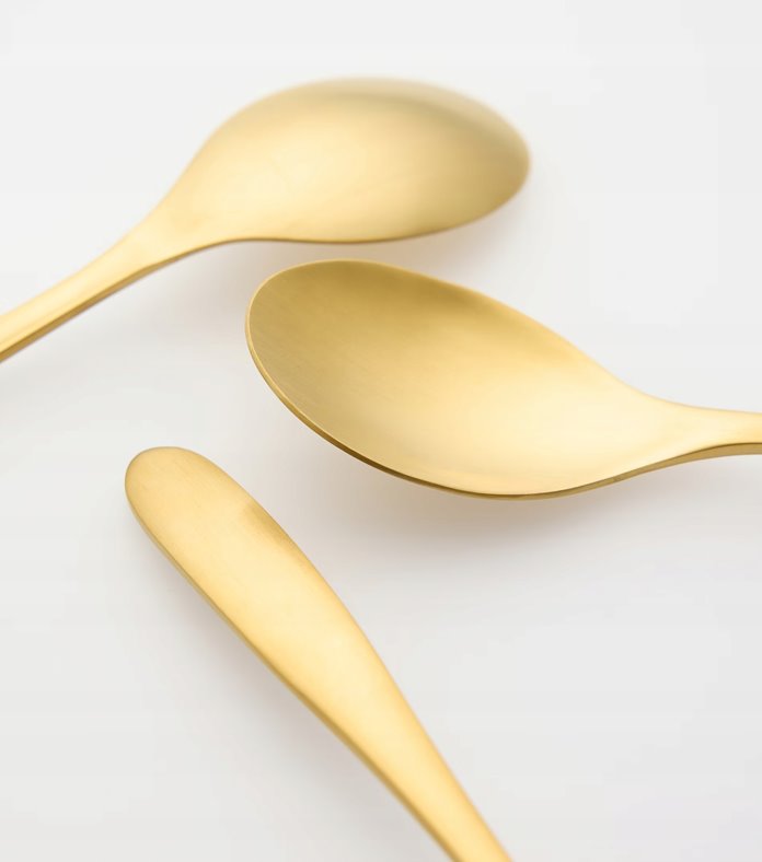 Złote łyżeczki 4 szt
