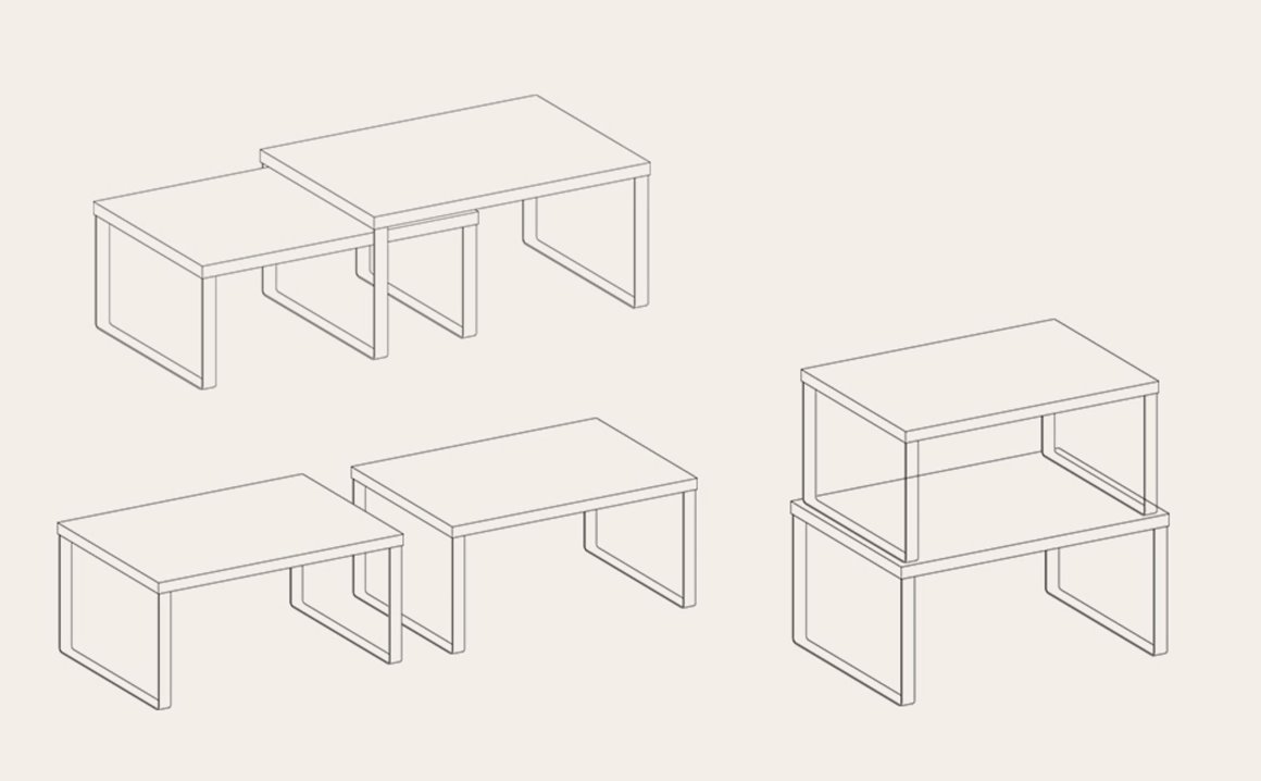 Półki kuchenne organizer