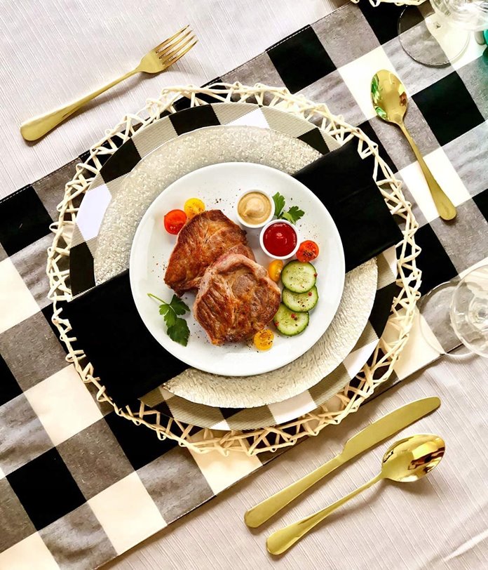 Sztućce złote 36 e l/ 6 os