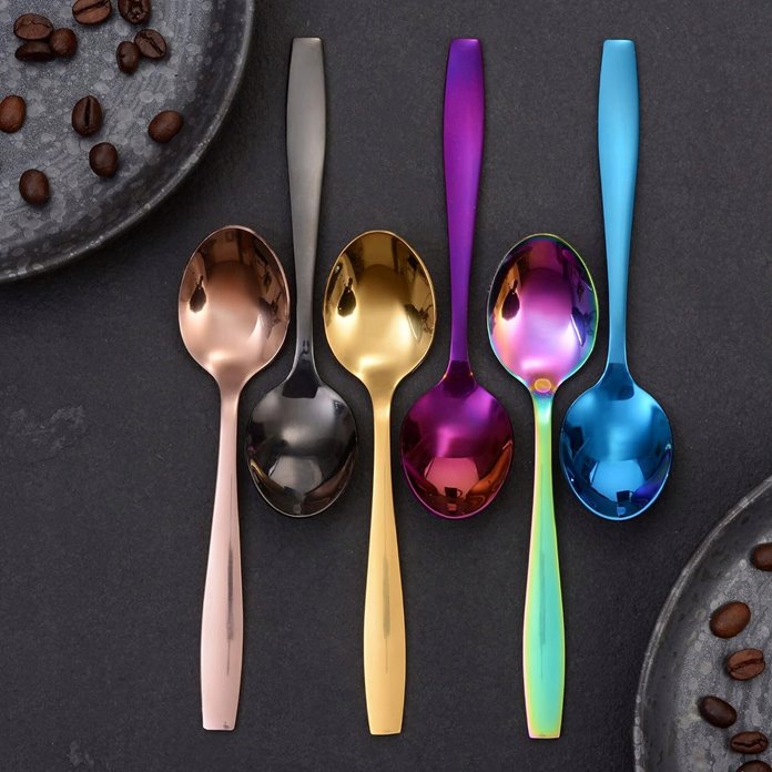 Kolorowe łyżeczki 6 szt