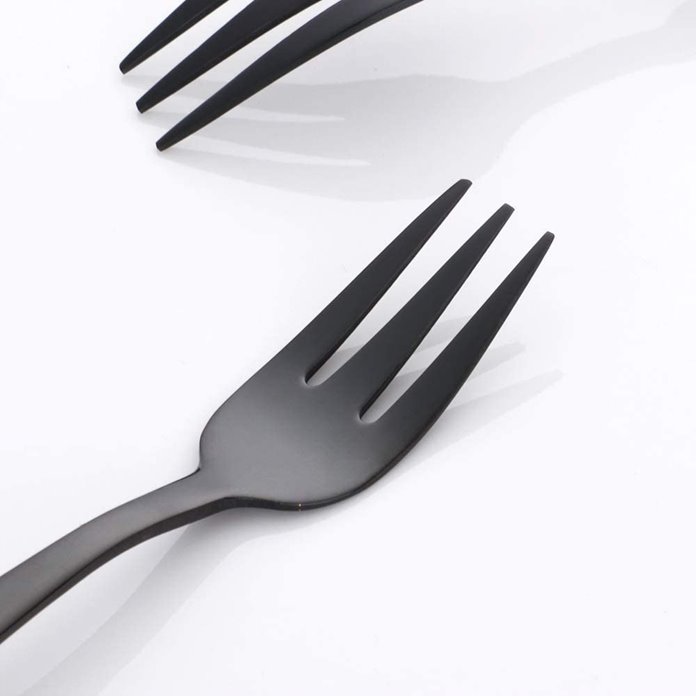 Widelczyki czarne 8 sztuk