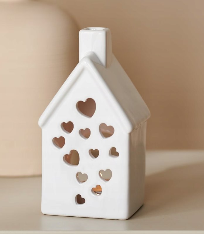 Domek biały dekoracyjny