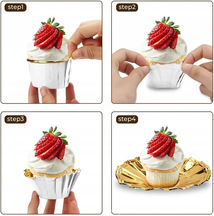 Foremki do pieczenia muffinek 10 szt