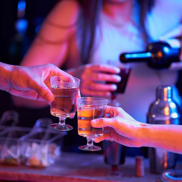 Kieliszki wielorazowe 10 sztuk na wesele poprawiny