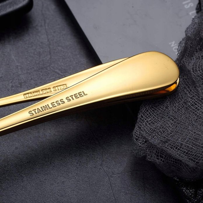 Złoty widelec do wędliny