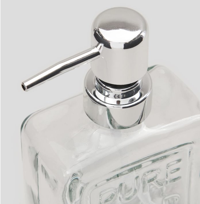 Dozownik na mydło przezroczysty