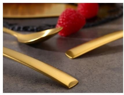 Komplet sztućców złotych Echtwerk 20 el/ 4 os