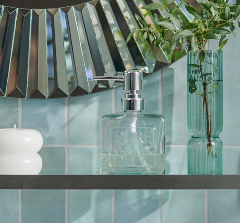 Dozownik na mydło przezroczysty