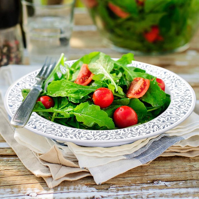 Talerze wielorazowe głębokie srebrne 10 sztuk