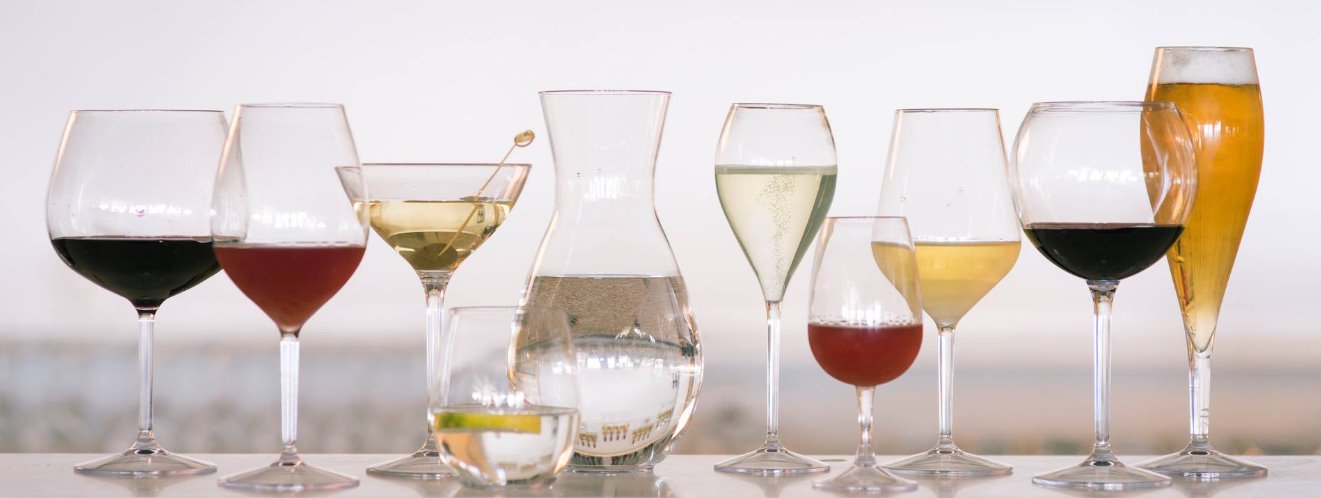 Klielisze do wina PREMIUM zmywarka tworzywo