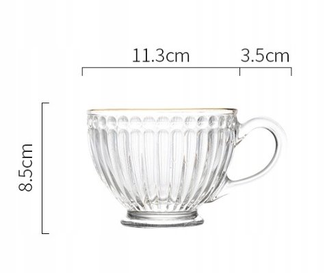 Filiżanka  360 ml złota