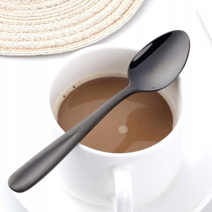 Łyżeczki czarne 12 sztuk