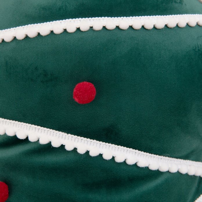 Poduszka świąteczna MEDBY w kształcie choinki 38x43 cm święta choinka