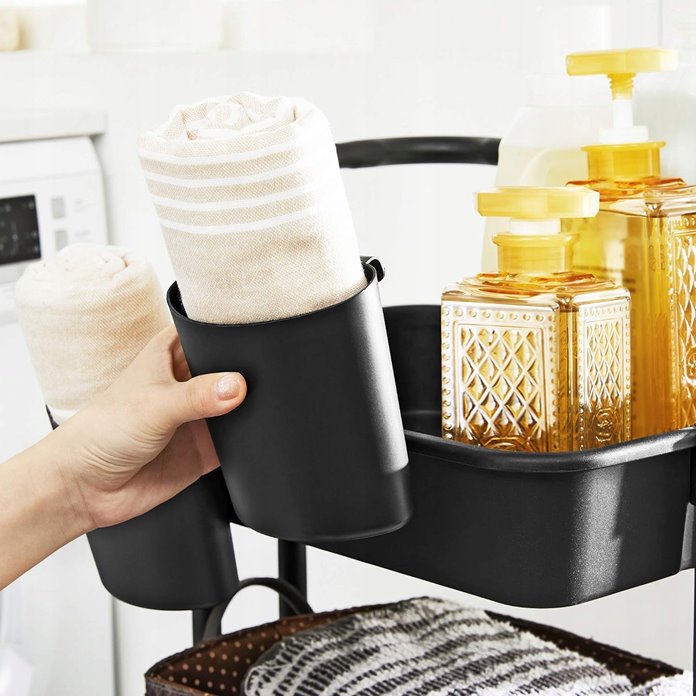 Trzypoziomowy wózek kuchenny