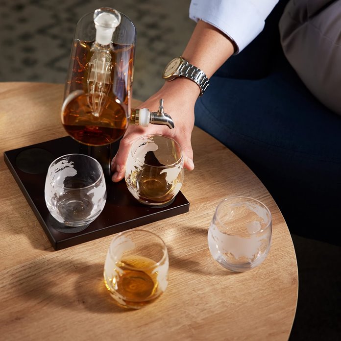 Karafka do whisky statek 1,5 l