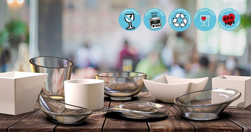 Elegancki mini pucharek 65 ml Zmywarka SAN biały