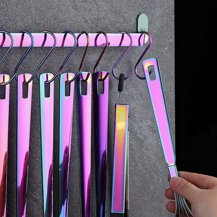 Zestaw przyborów kuchennych opalizujący 37 el