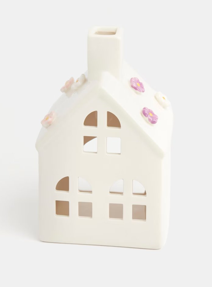 Domek ceramiczny na tealight 16 cm