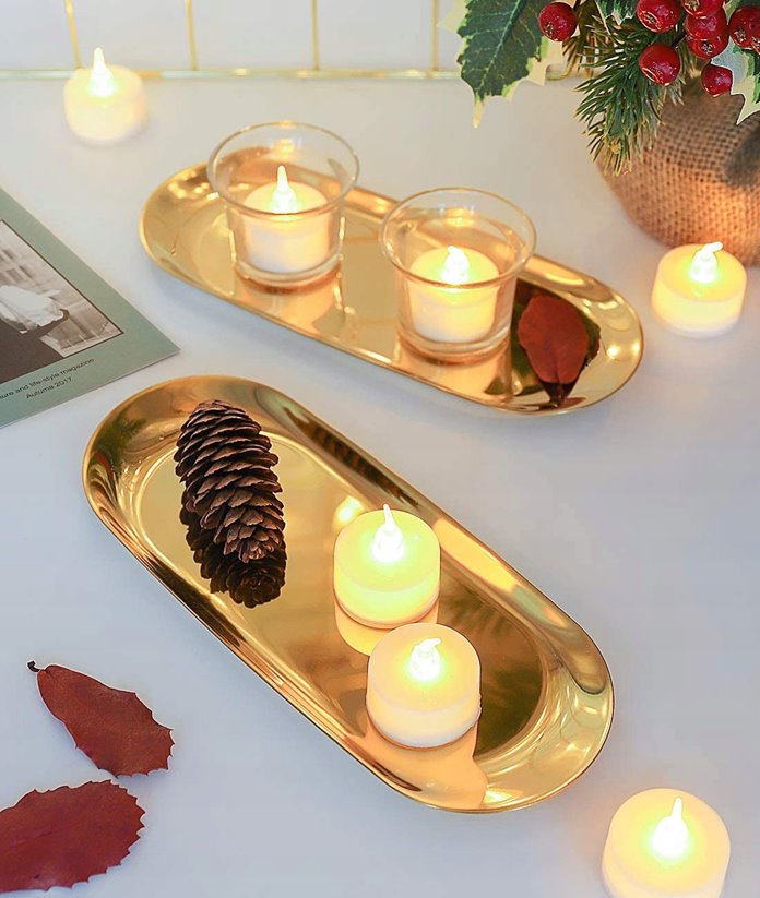 Tacka dekoracyjna złota 30 cm