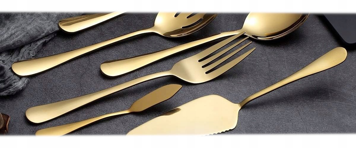 Złoty widelec do wędliny