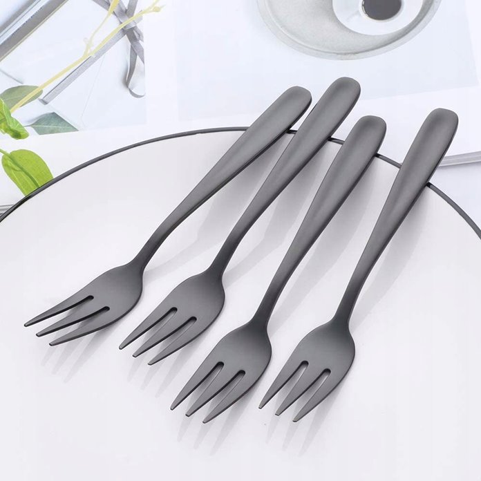 Widelczyki czarne 8 sztuk