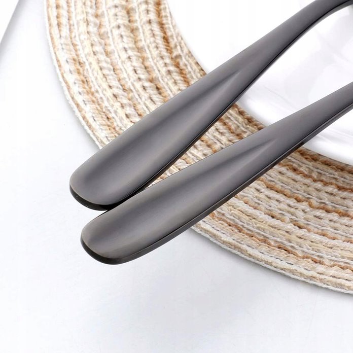 Łyżeczki czarne 12 sztuk