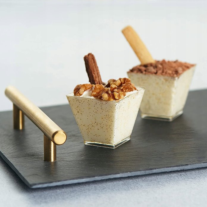 Kubeczki deserowe złote 10 sztuk