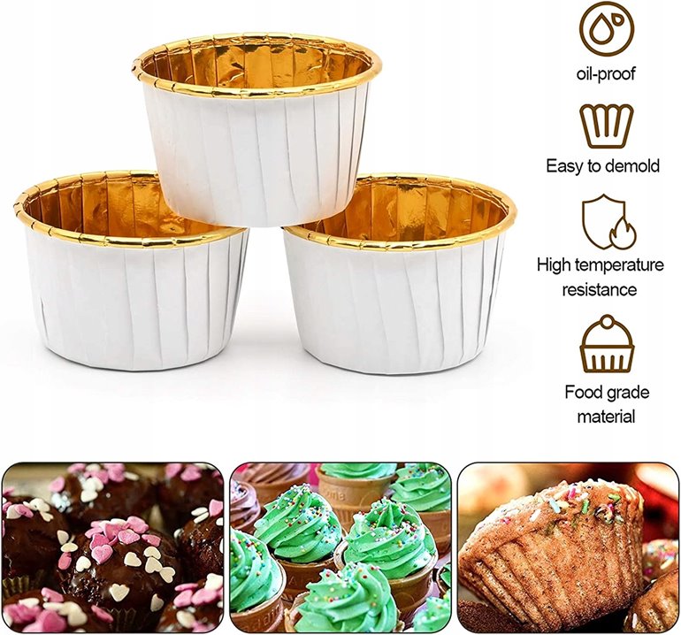 Foremki do pieczenia muffinek 10 szt