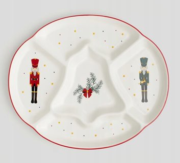 Półmisek Dziadek do orzechów talerz świąteczny