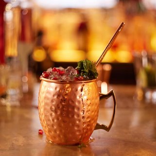 Metalowe kubki różowe  4 sztuki