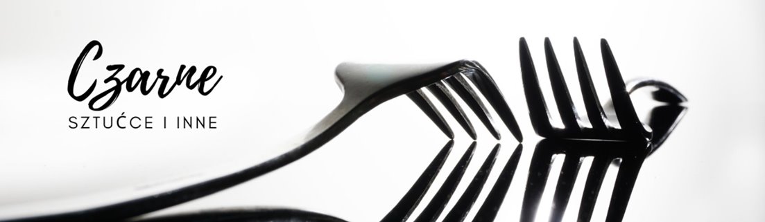 Sztućce czarne 36 el/ 6 os