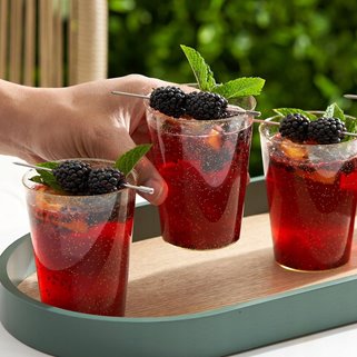 Kubki wielorazowe złote 10 szt