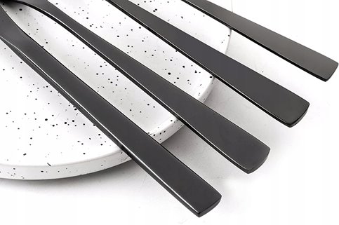 Sztućce Otto Koning czarne 20 el / 4 os