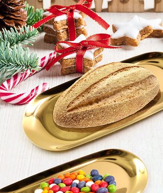 Tacka dekoracyjna złota 30 cm