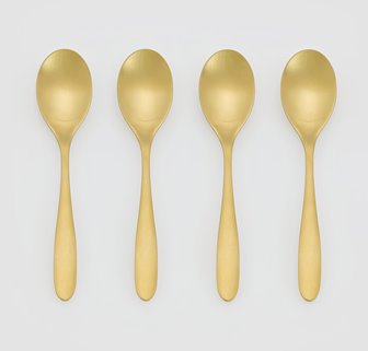 Złote łyżeczki 4 szt