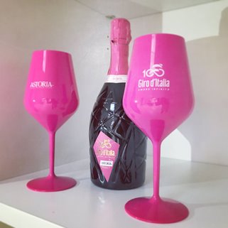 Kieliszki do wina Różowe Tworzywo wielorazowe